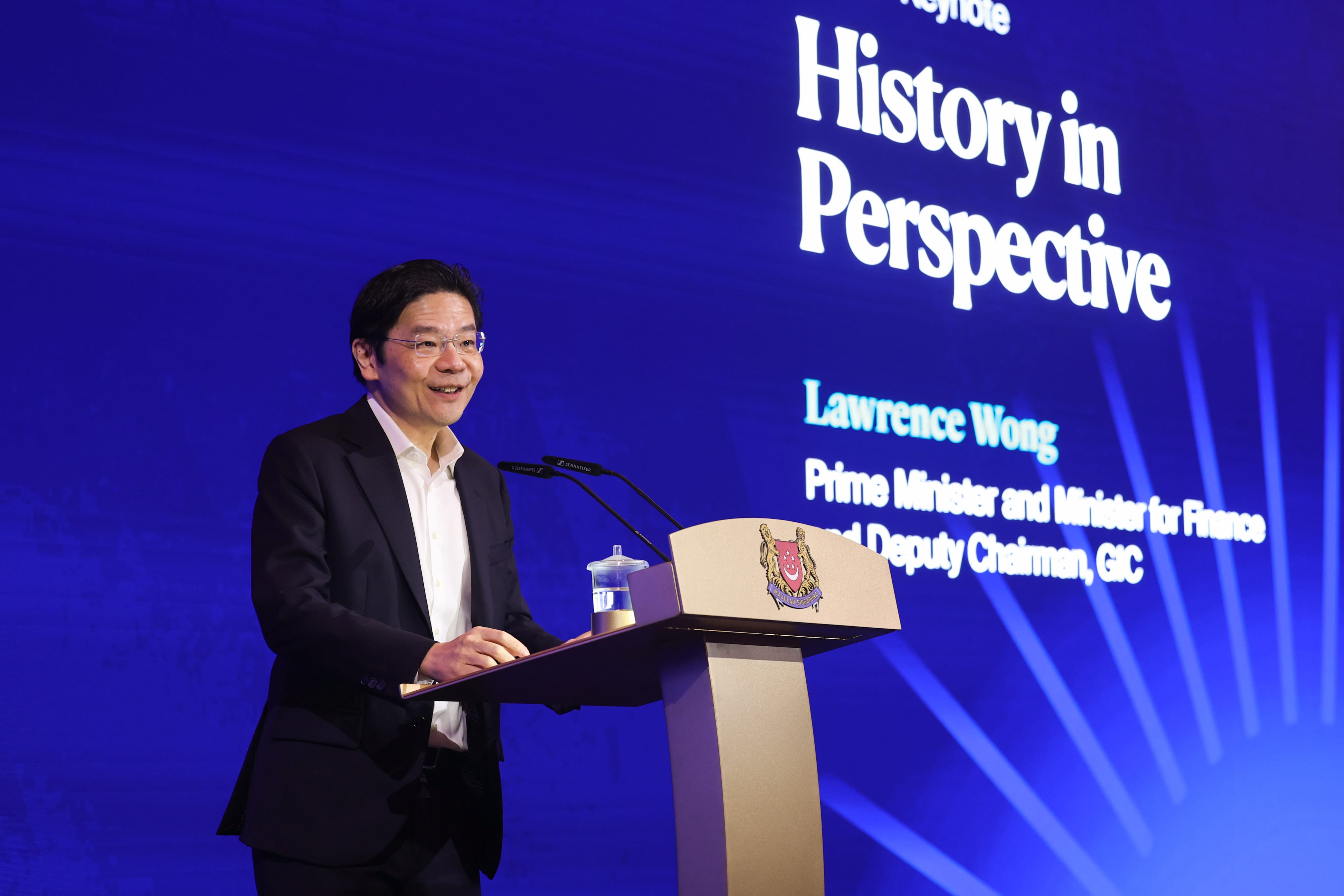 Photo of PM Wong at GIC Insights 2025